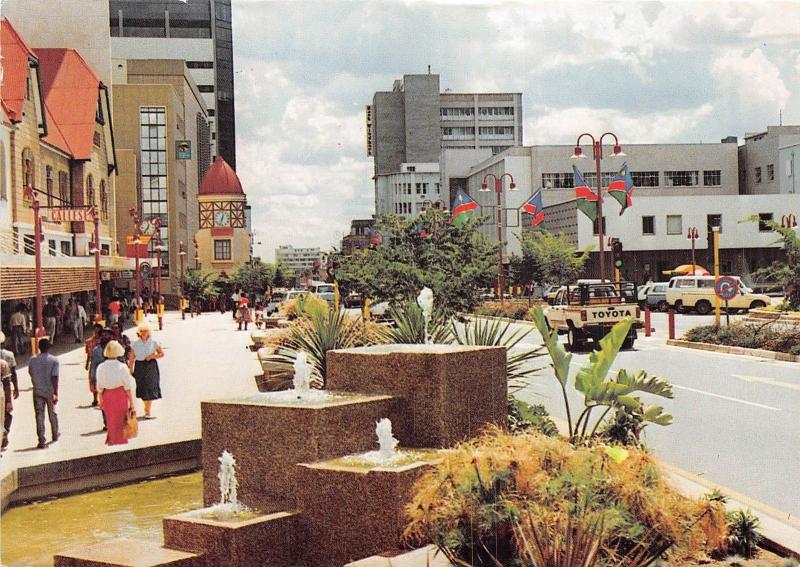 BG14060 toyota car windhoek namibia independence avenue with post office