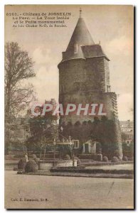 Old Postcard Chateau de Josselin The Park Tower insulated and the monumental ...