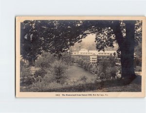 Postcard The Homestead from Sunset Hill, Hot Springs, Virginia