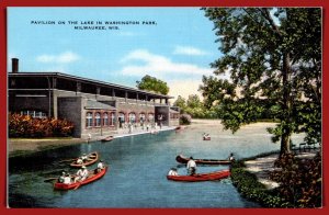 Wisconsin, Milwaukee - Pavilion On Lake In Washington Park - [WI-279]