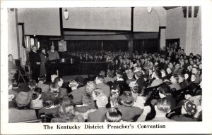 Postcard Louisville Kentucky District Preacher's Convention in Church 1948 V35