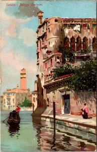 Palazzo Contarini Tucks 1013 Venice Vintage Postcard A57