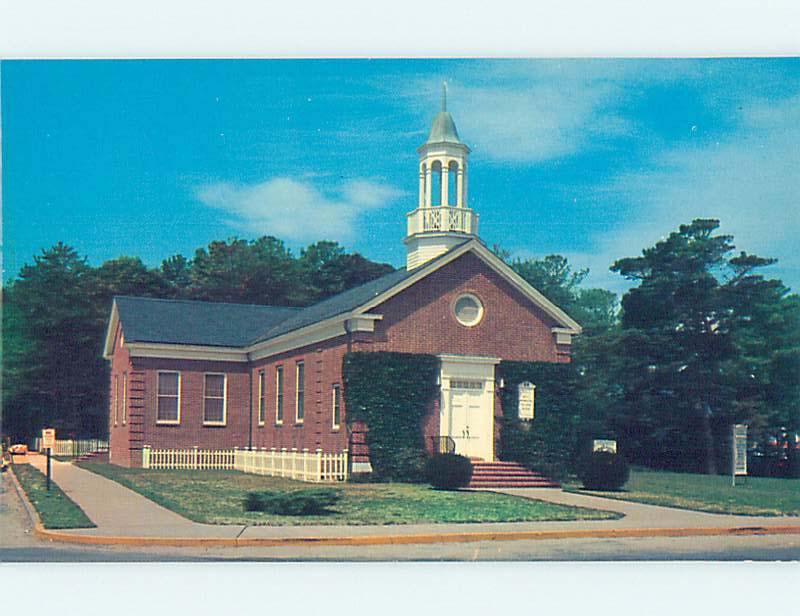 Unused Pre-1980 CHURCH SCENE Rehoboth Beach Delaware DE p3804@