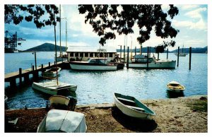 Postcard PIER SCENE St. Thomas US Virgin Islands VI AQ3397