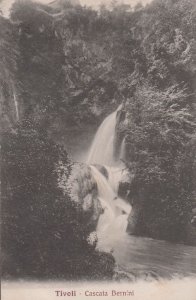 Tivoli Cascata Bernini Waterfall Antique Italian Postcard