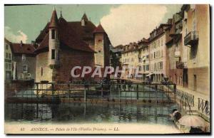Old Postcard Prison Annecy Palace of & # 39ile Vieilles prisons