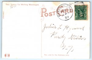 Danbury CT Connecticut Horse Race Racing Track Postcard