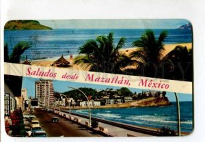 401641 MEXICO Mazatian Atlas boulevard Old RPPC to GERMANY