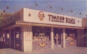 Postcard 1940s Nevada Las Vegas Trader Bill's Western Store Roberts 23-12240