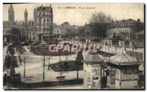 Old Postcard Limoges Place Jourdan Meunier Chocolate