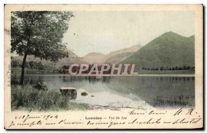 Old Postcard Lourdes View of Lake