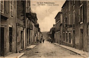 CPA GOURDON - Avenue Gambetta (654116)