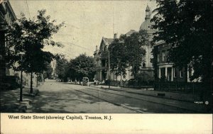 Trenton New Jersey NJ Street Scene Vintage Postcard