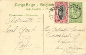 belgian congo, Native Sellers Boarding a Steamer (1920s) Postcard (24)