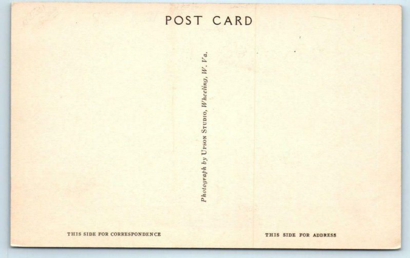 WHEELING, West Virginia WV ~ Oglebay Park GOLF COURSE ca 1940s Postcard