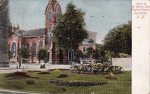 Circle Of Saint Marys And Baptist Church Syracuse New York 1913