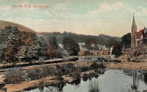 LLANGOLLEN DENBIGHSHIRE WALES UK-ON THE DEE POSTCARD