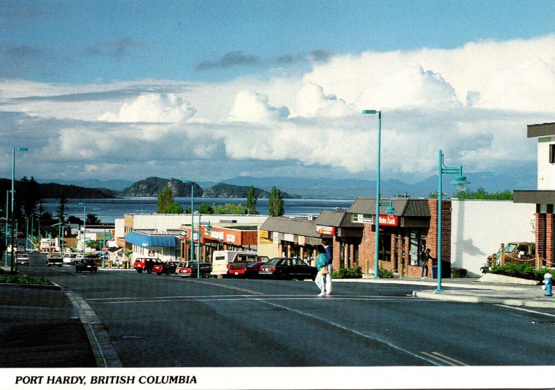 Canada British Columbia Port Hardy Market Street Commercial District