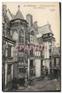 Old Postcard Bourges Palais Jacques Coeur