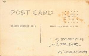 Morristown NY Comstock Inn RPPC Postcard