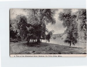 Postcard A View of the Mississippi River, Minnesota