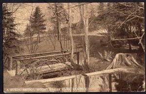 Washington SEATTLE A Rustic Bridge, Mount Baker Park - DB - pm1914