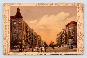 Street View Kaiser Friedrich Straße Berlin Germany 1925 Postcard Q7