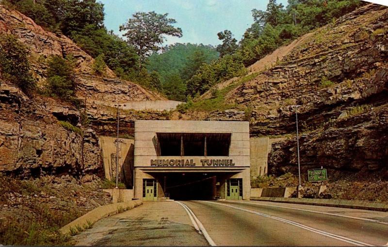 West Virginia Turnpike Entrance To Memorial Tunnel 1970