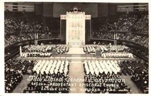 RPPC Convention Protestant Episcopal Church Kansas City MO 1940 Vintage Postcard