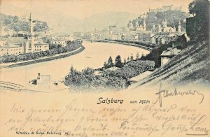 SALZBURG von MULIN AUSTRIA~1899 WUTHLE & SOHN PHOTO POSTCARD