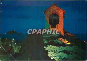 Postcard Modern Riviera Alasssio Night of the small chapel