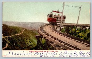 1907  The Circular Bridge    Mt. Lowe Railway  Los Angeles  California  Postcard