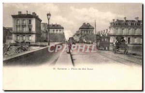 Postcard Old Saumur Rene King Square
