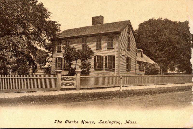 Massachusetts Lexington The Clarke House