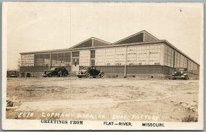 FLAT RIVER MO COPMAN WORACEK SHOE FACTORY VINTAGE REAL PHOTO POSTCARD RPPC