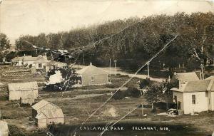 1910 RPPC Postcard; Callaway Park, Callaway NE Custer County Butcher Photo