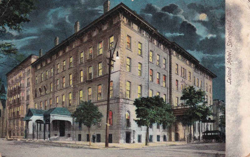 SPRINGFIELD, Illinois, PU-1906; Leland Hotel
