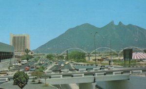 Traffic at  Monterrey Crowne Plaza Holiday Inn Mexico Postcard