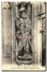 Old Postcard Albi Cathedral Ste Cecile Prophet Daniel