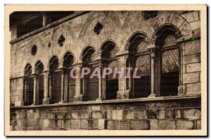 Postcard Old Figeac The loggia of & # 39Oustal of Mounedo (the house of the c...