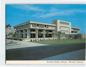 Postcard Wichita Public Library Wichita Kansas USA