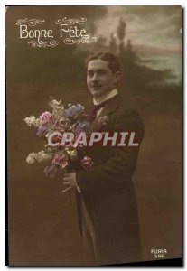 Postcard Fancy Old Man