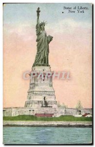 Old Postcard Statue of Liberty Statue of Liberty New York