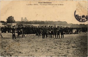 CPA Militaire Toul - 14 Juillet á Toul - Un Groupe d'Officiers (90457)