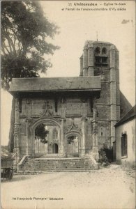 CPA CHATEAUDUN Eglise Saint-Jean et Portail de l'Ancien Cimetiere (1201303)
