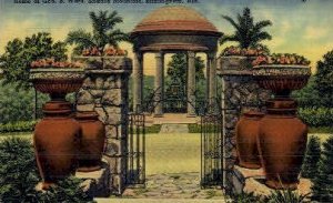 Home of Geo. B. Ward - Birmingham, Alabama AL Postcard