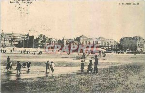 Old Postcard Trouville The Beach