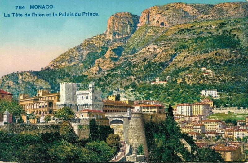 Monaco Le Tete de Chien et le Palais du Prince 01.96