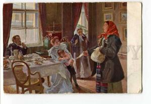 262349 RUSSIAN Life Type Two Mothers by MAKOVSKY vintage PC