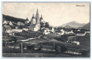 1913 Houses Buildings View Maria-Zell Styria Austria Antique Posted Postcard